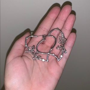 Juicy Couture Silver Earrings